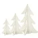 Albero di Natale decorativo in cartone finitura Sfere Bianche (3 misure)