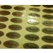 Etichette chiudipacco adesive dorate "Auguri" ovali cm 4x2 (240pz)-08