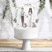 Cake topper "Lovely Day" con soggetti in carta 