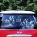 Sticker per Auto "Mr and Mrs" cm 33x45-01