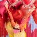 Palloncino decorativo in mylar "Cuore rosso" con passanti (cm 75)