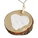 Ghirlanda romantica in legno "Hearts & Wood" 