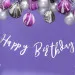 Ghirlanda in argento "Happy Birthday"