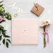 Guestbook "For sweet memories" base rosa polvere