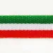 Nastro in cotone tricolore Italia dettaglio