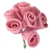 Roselline in cotone grezzo Colore Rosa (pz.48)-01
