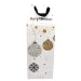 Shopper Portabottiglia Black & Gold "Palline" con stampa glitterata