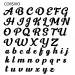 alfabeto corsivo