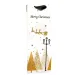 Shopper Portabottiglia Black & Gold "Lampione" con stampa glitterata