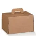 Scatola valigetta Cadeaux in cartone avana